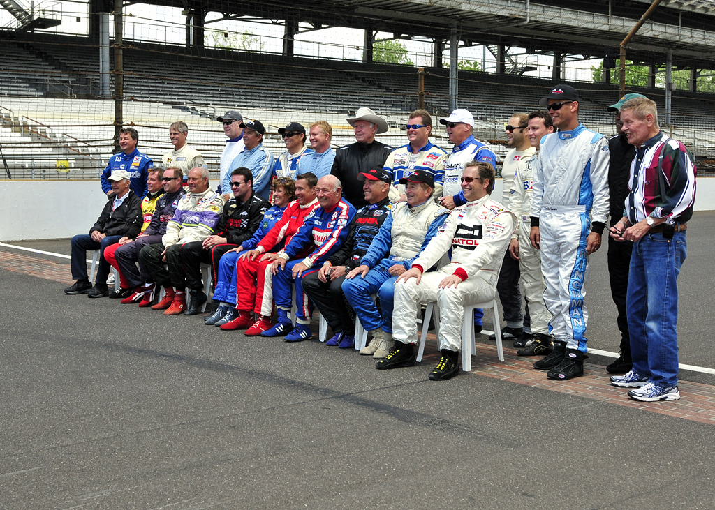 Indy 500 drivers meet on the bricks