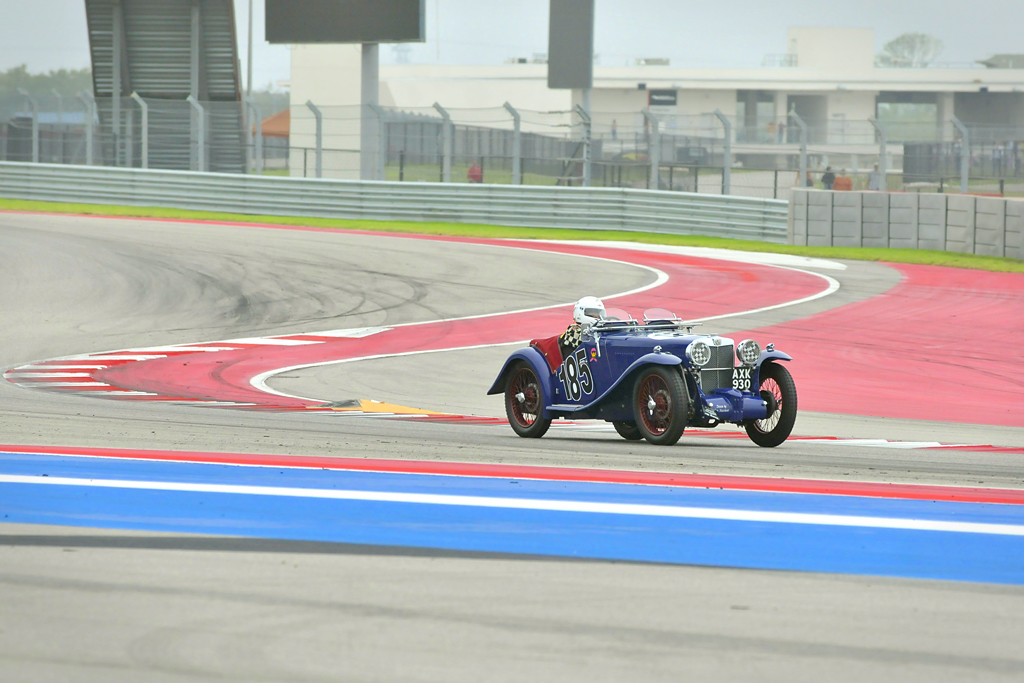 Lou Marchant in her '34 MG J2