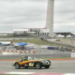 Lou Marchant in her '59 MG A