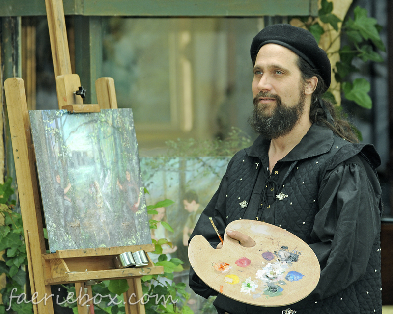 Painting at Scarby, 2010