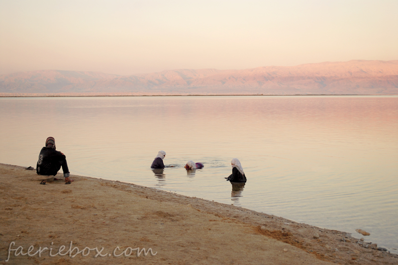 Bedouins in the Dead Sea