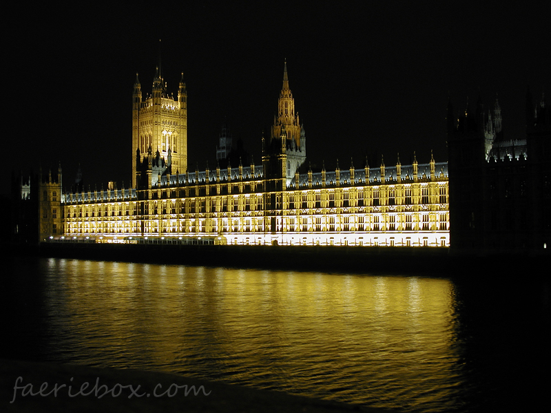 Parliament by night