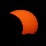 partial eclipse, June 10, 2002
