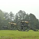 cannons in the rain