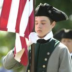 Great River Fife And Drum Corps-Flag Bearer